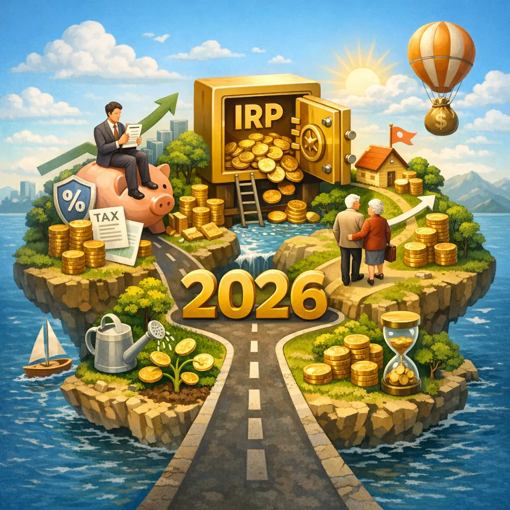 2026년 절세 혜택 및 노후 자산 증식을 위한 효율적인 IRP 계좌 활용 전략 시각화