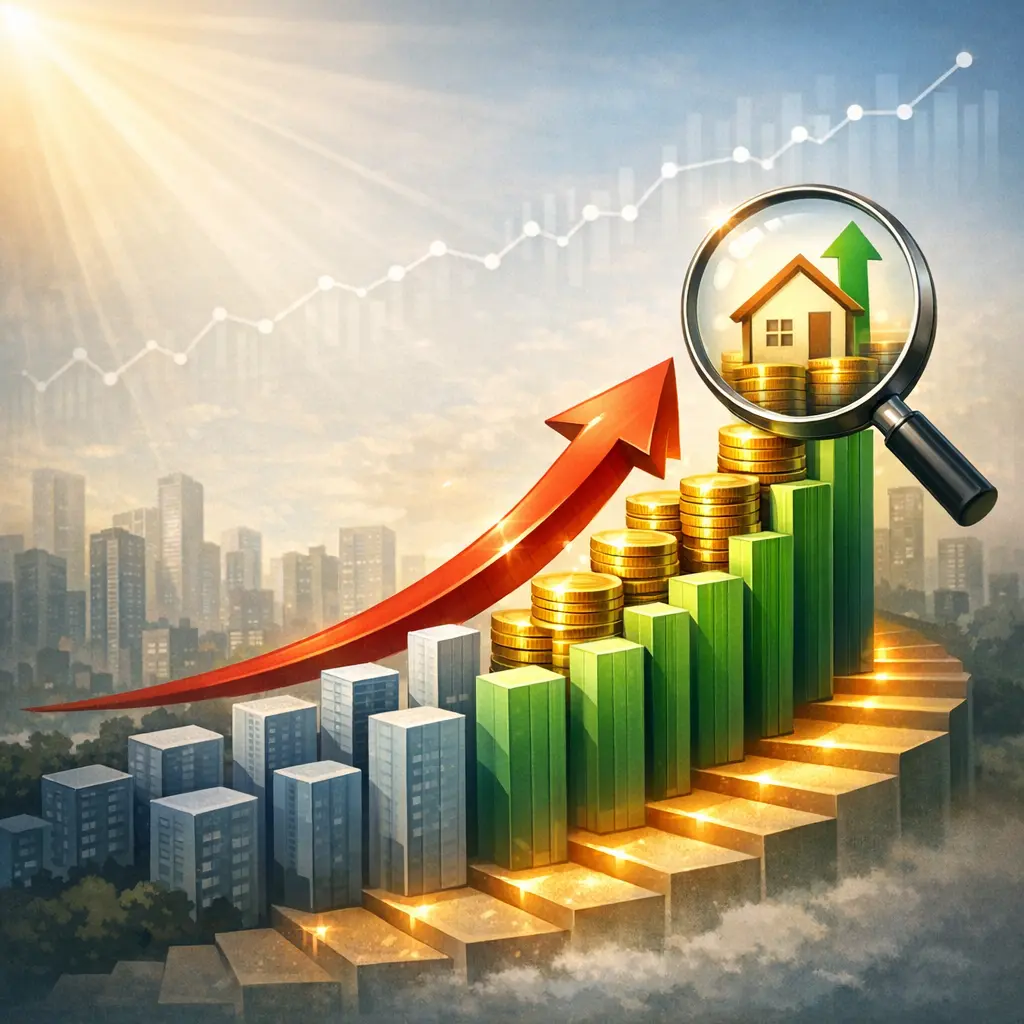 주요 권역별 핵심 단지의 매매 거래량 증가 추이와 가격 반등 지표를 시각화한 데이터 차트